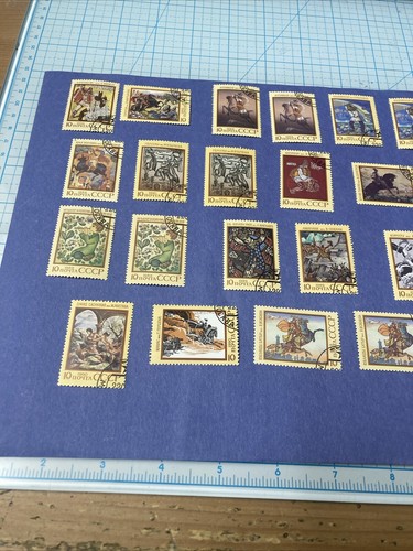 20 Vintage USSR 1988-1990 MNH Stamps, Mi. # 6082-86 Paintings/Art. *some doubles - Picture 8 of 14