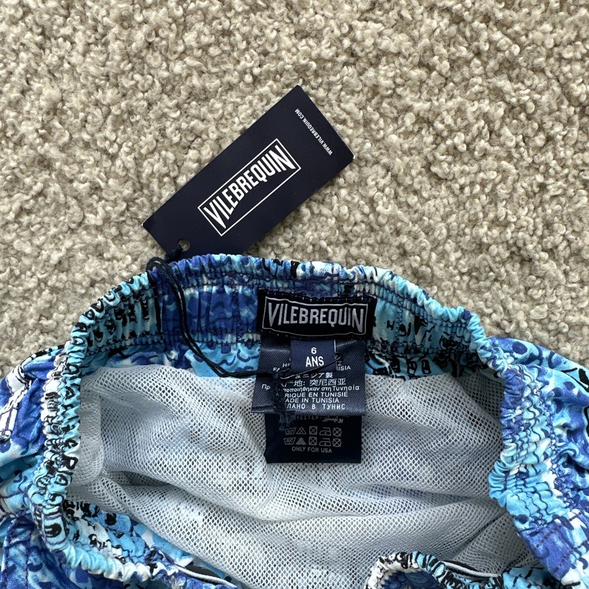 【美品】 【299着限定生産】 水着 VILEBREQUIN Men Swim Trunks Embroidered Splash - Limited Edition | Site