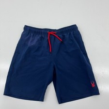 Spyder Blue Athletic Pull-On Drawstring Shorts Boys Size Small/Medium