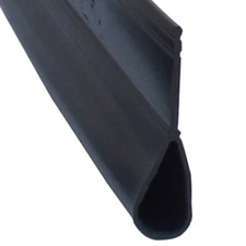 Garage Door Rolling Steel Bottom Weather Seal Black 1 1/2' Wide 25ft