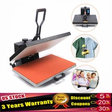 16"x24" Large Size Heat Press Machine 1800W Digital T-shirt Sublimation Transfer