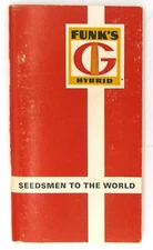 Vintage 1972 Funks Hybrid Seed Advertising Notebook Rob-See Waterloo Nebraska NE