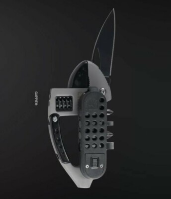 NEW''CRKT GUPPIE MULTI TOOL,Carabiner,Adjustable wrench knifeLEDlight Screwdriver