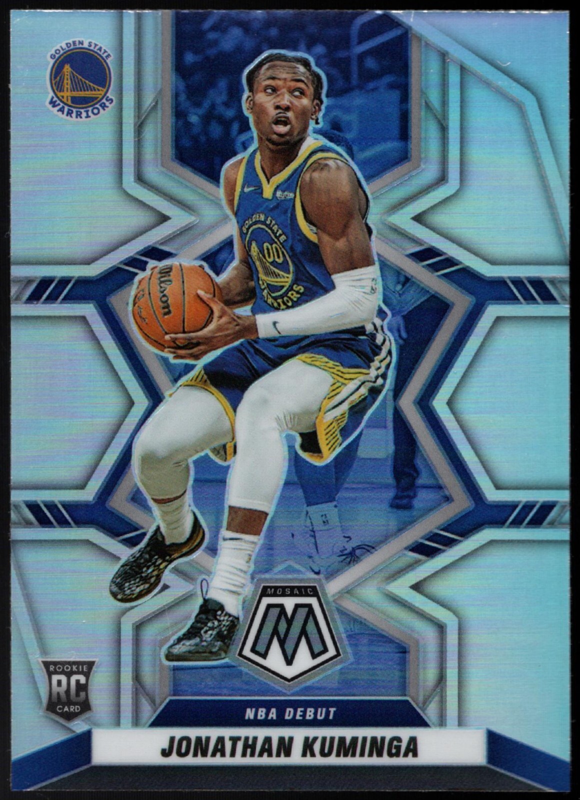 2021/22 Panini Mosaic JONATHAN KUMINGA "SILVER PRIZM" Rookie Card RC #268