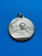 #20191# sports medal "swimming" / signed Fraisse Demey