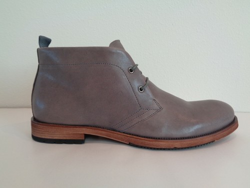 English Laundry Size 12 M SHEFFIELD Grey Leather Chukka Boots New Mens Shoes - Picture 2 of 12