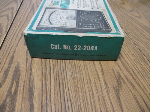 VTG Micronta Range Doubler Multitester 43 Ranges No. 22-204A w/ Leads - Picture 6 of 7