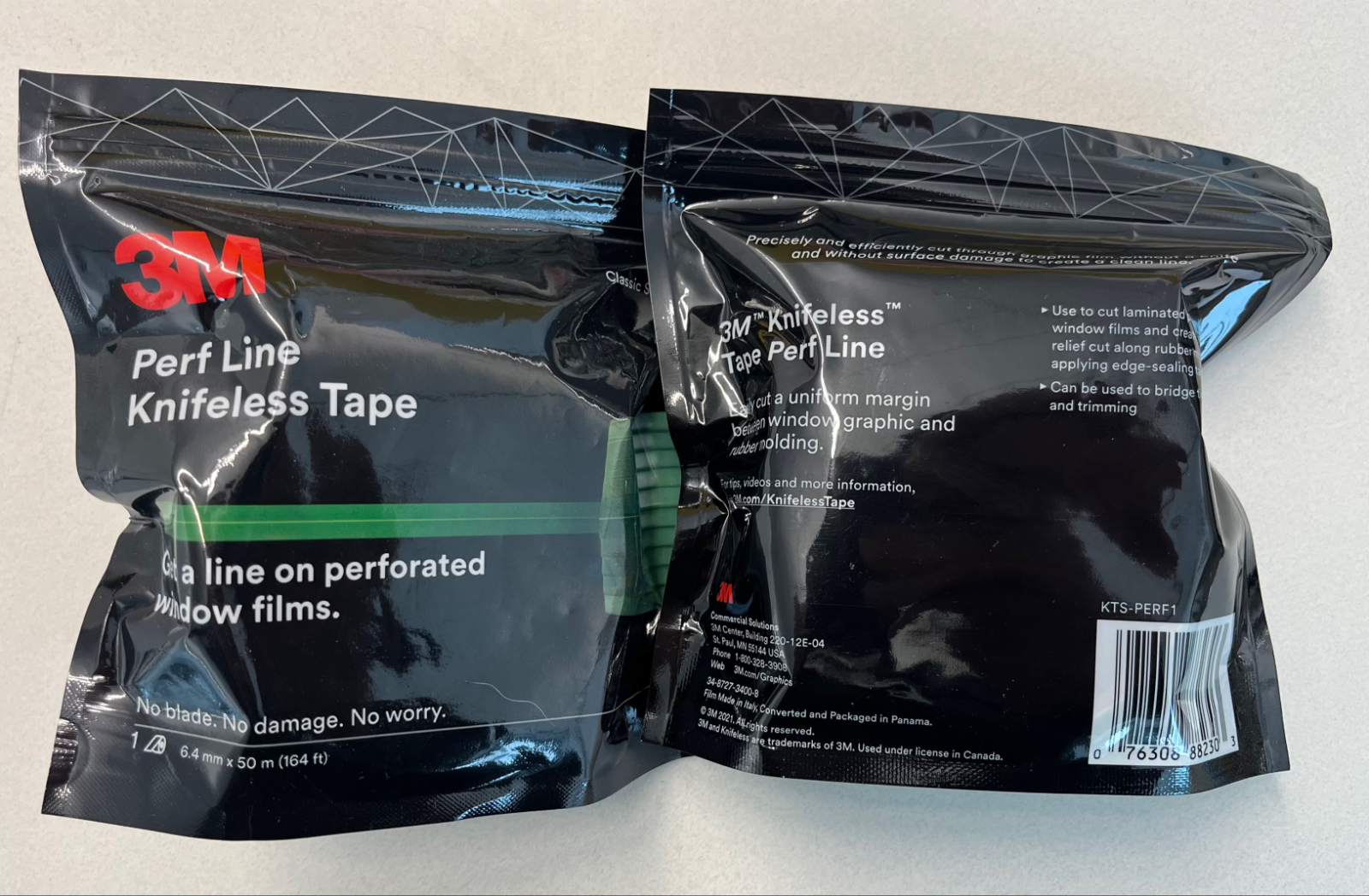 2 rolls 3M Knifeless™ Tape Perf Line, GRAPHICS WRAPS 6.4 mm X 50 meters ...