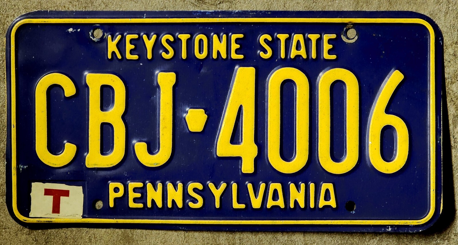 Orange on Blue Pennsylvania 