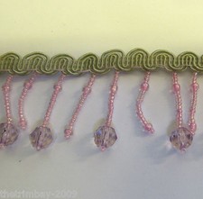 Curtain Cushion Beaded Glass Trim Collection 