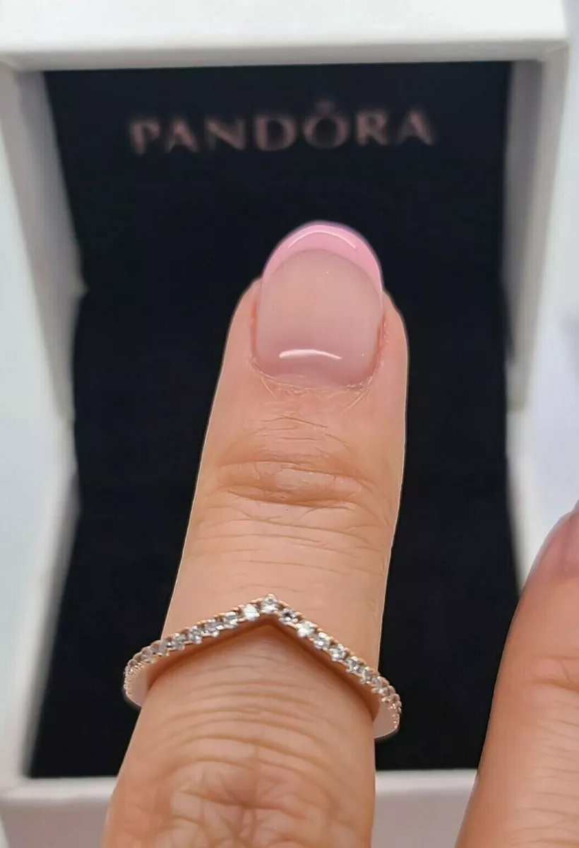 Pandora Rose Gold Shimmering Wish Ring for Women