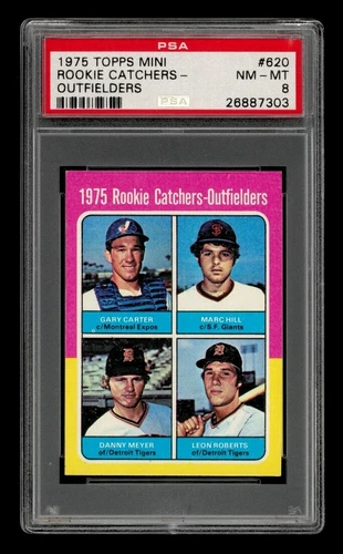 1975 Topps Mini Set-Break #620 Gary Carter PSA 8 NM-MT