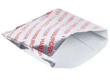 Carnival King 6" x 3/4" x 6 1/2" Large Hamburger Bag (select quantity below)