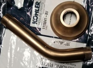 Kohler K-1020006-BV - Kohler Shower Arm and Flange K-1115841-BV