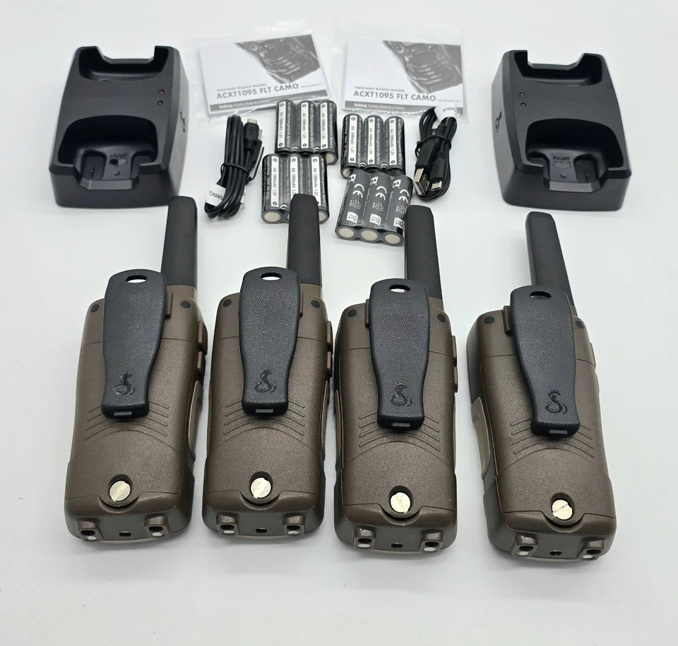 4 Cobra CXT1095 FLT 22-Channel Waterproof Walkie Talkie 2-Way Radio CAMO - Image 3 of 4