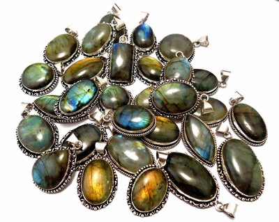 Ciondolo In Quarzo Rosa, Pietra Rosa Ovale, Argento Sterling 925 - Foto 2