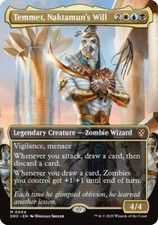 Temmet, Naktamun's Will (Borderless) FOIL #4 MTG Aetherdrift NM X1
