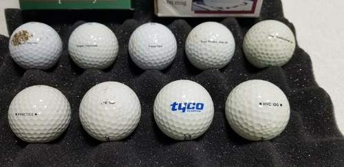 15 balles de golf vintage avec logos plus collection multi-outils de golf et tasse à café. - Photo 11 sur 12