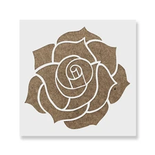 Rose Stencil - Durable & Reusable Mylar Stencils
