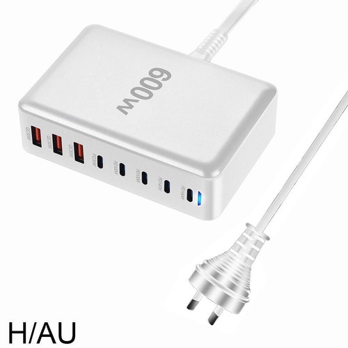 New 600W Fast Charge 3.0 USB Type C with 8 Ports D7P2 Y5H3 B0W8 L7Q9 Q7K9 C R5V1 - Picture 26 of 26