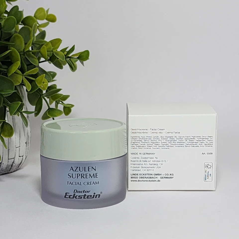 Dr.R.A. Creme noturno Eckstein Azulen Supreme pele sensível propensa a acne 1,66 oz - Imagem 3 de 4