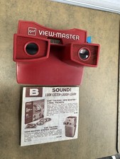 Vintage 1976 View-Master Model G Viewer   Blue Lever Bicentennial Edition   P752