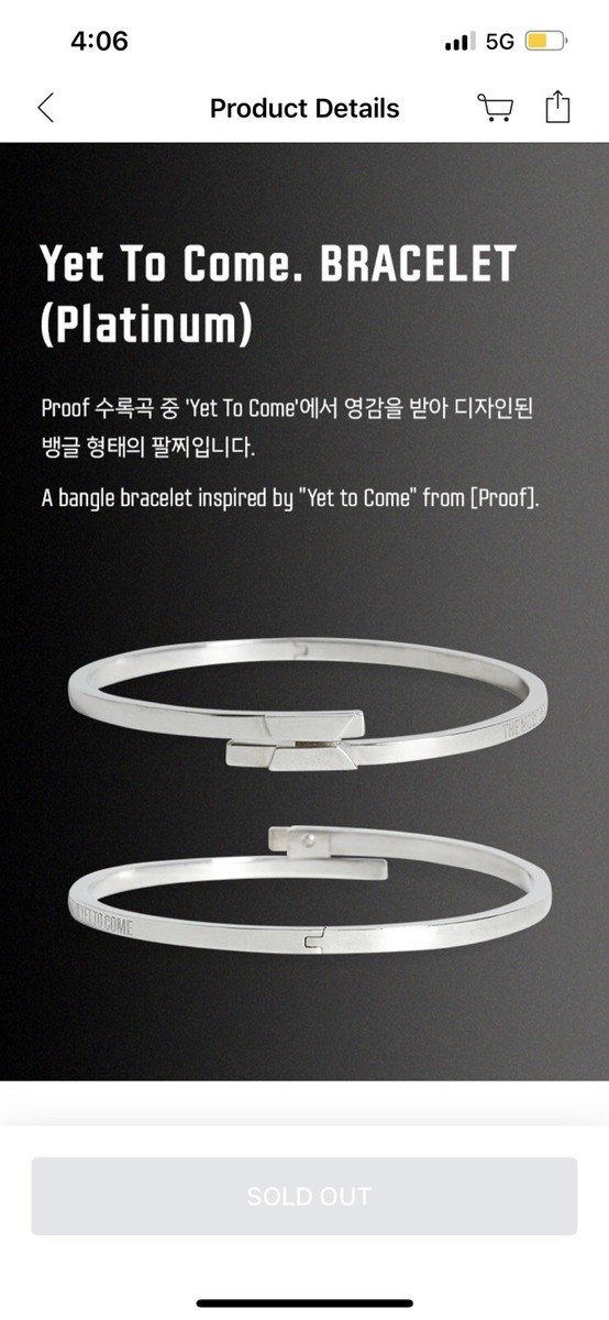防弾少年団(BTS) - BTS Proof YET TO COME BRACELET s-l400.jpg