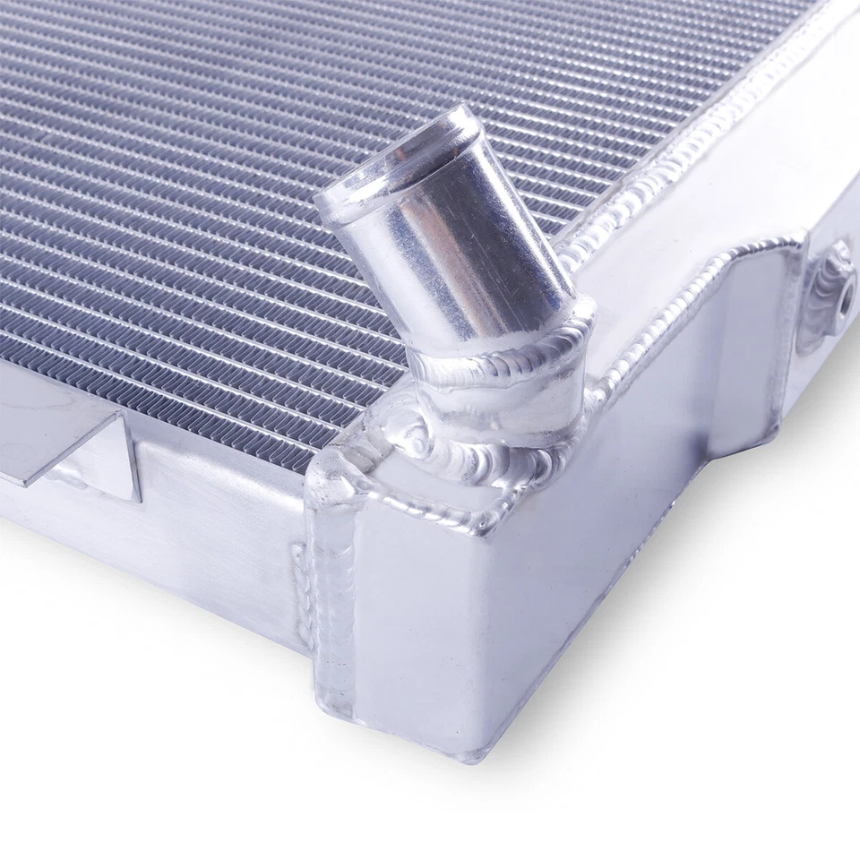 Radiador de aluminio de 3 filas para Jeep Cherokee 1974-1975 y Jeep Scrambler 1981-1985 Foto 4 de 4