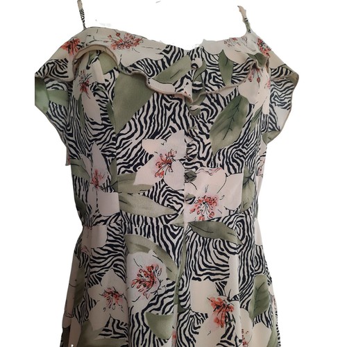 Girls Summer Floral Playsuit exTopshop Teens Sleeveless Juniors Short size 4 6 8 - Picture 9 of 18