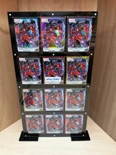 Non-Sport 12 Card Magnetic Trading Card Holder Heavy Duty  Display Case W/ Stand