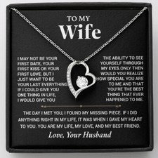 To My Wife Necklace, Christmas Gift For Wife, Christmas Gifts For Her, Wife Gift