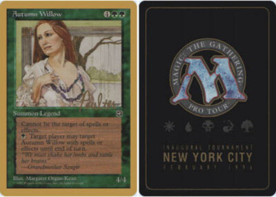 Autumn Willow - Preston Poulter - 1996 ~ Near Mint Pro Tour G MTG Magic Ultimate