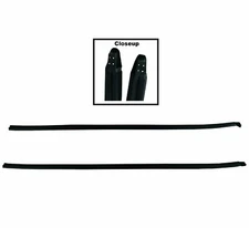 1966~1967 Chevelle Door Window Glass Run Channel Weatherstrip Seal Pair Dynacorn