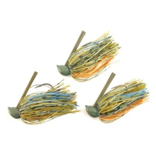3 Hand-Tied, 3/8-oz. Sunfish Recessed Flat-Eye Flipping Jigs