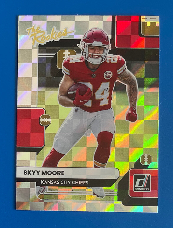 2022 Panini Donruss Football Card TR-24 The Rookies Skyy Moore KC Chiefs