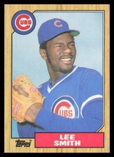 1987 Topps #23 Lee Smith Chicago Cubs Baseball Card