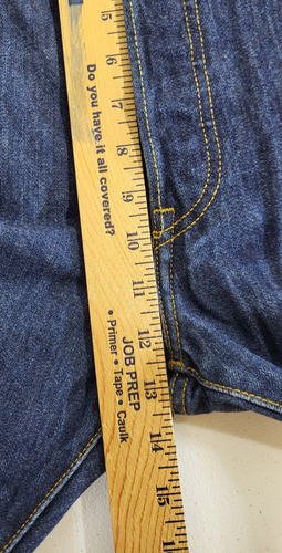 Jeans Levis 501 Original Fit Button Fly Uomo Blu Denim Taglia 40x30 - Foto 6 di 8