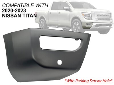Bumper Cover for 2020-2023 Nissan Titan with PASH Passenger Side 620249FV1H