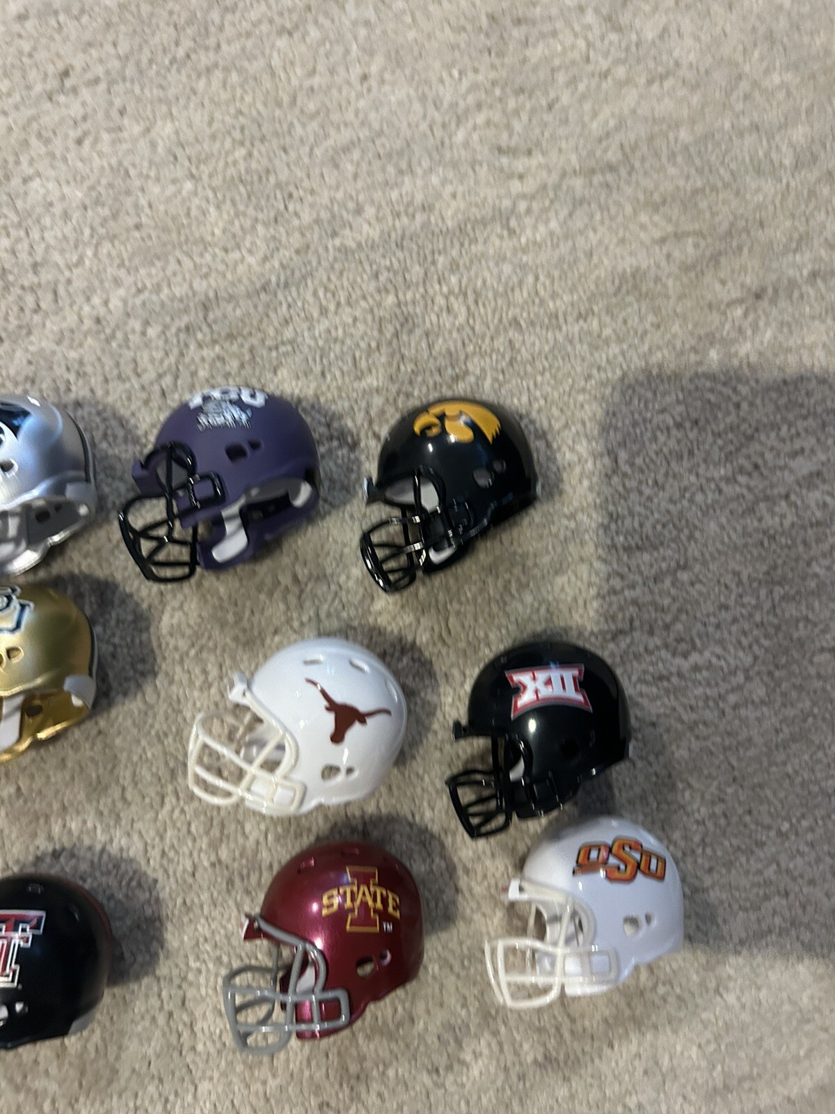 big 12 mini college football helmets lot of 12 eBay