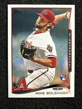 MIKE BOLSINGER #US-287 2014 Topps Update Series RC Rookie Arizona Diamondbacks