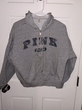Victoria  s Secret PINK Campus Fleece Half Zip Hoodie Sweatsuit 2 pieces