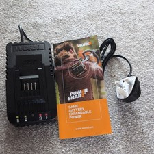 Image of WORX Fast Charger 18V/20V Lithium One Hour Power Share Battery Charger WA3880