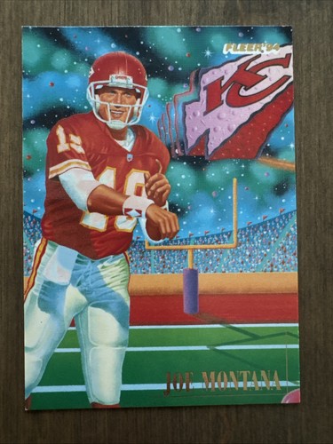 joe montana #7 — 1994 Fleer Pro Visions football card