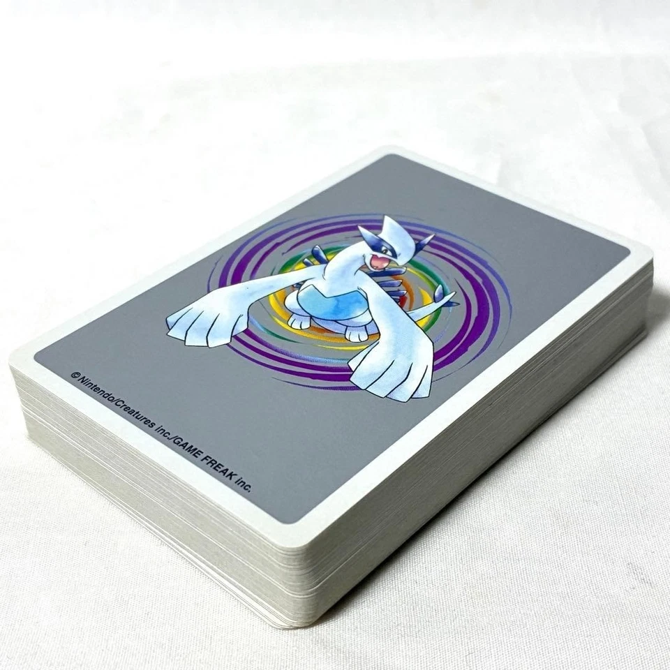 Nintendo Pokemon Playing Cards Poker Lugia Deck Silver Japanese 1999 Rare used - Image 4 of 4