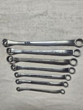 7 Vintage S-k Double Ended Box Wrenches In S-k Metal Box