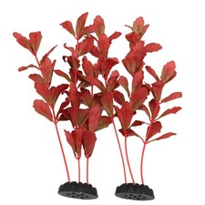 2-Pack 12 Inch Aquarium Silk Aquarium Plants, Artificial Plastic Plant for Sm...
