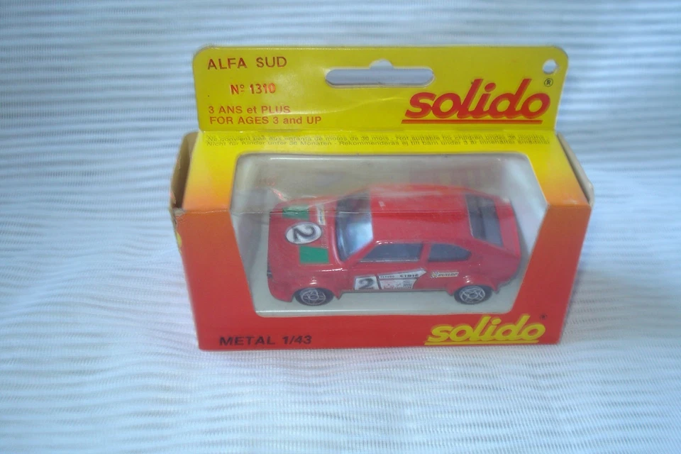 SOLIDO 1310 : Alfa Sud rouge Rallye #2 - Neuf en boîte - Photo 1/4