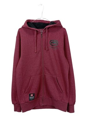 Ecko Unltd. Kapuzenpullover Herren Gr. S Hoodie Zip Bordeaux Streetwear