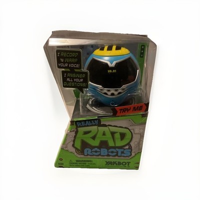 Really Rad Robots Yakbot Blue New In Box YB.01 Voice Recording Warp Voice 2017