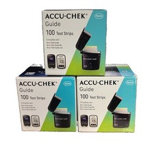 300 Accu-Chek Guide Test Strips Exp 8/26 9/26 10/26 56.99 FR SHP